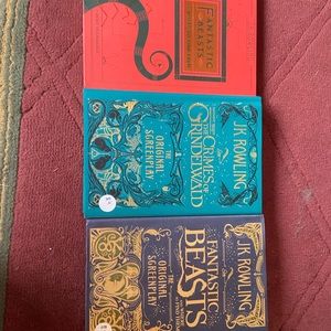 Fantastic Beasts Harry Potter hardcover books 3 pcs